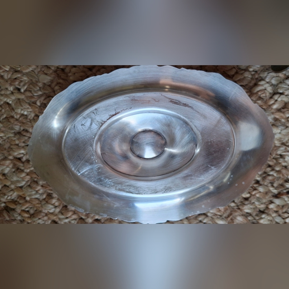 Vintage silver plated gravy boat silver plate serving collection party formal - Picture 3 of 5